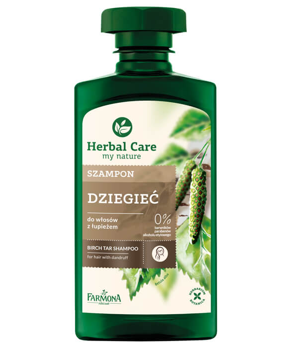 herbal care dziegieć szampon