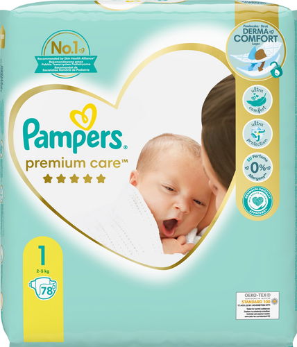 pampers premium newbor cena