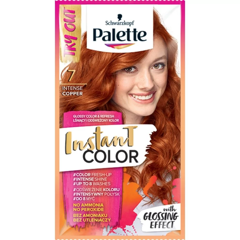 pallete instant color szampon koloryzujący nr 9 mahoń