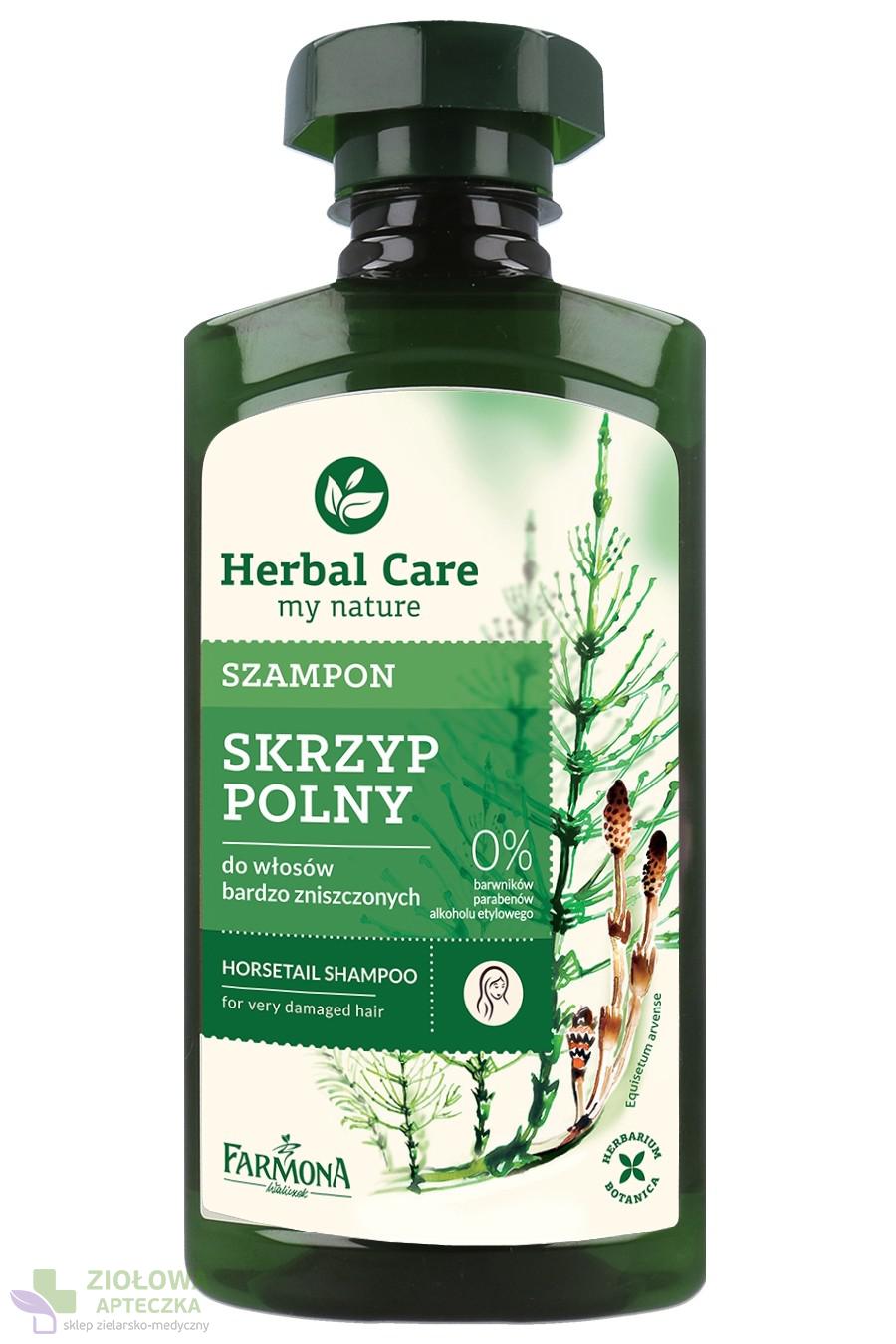 farmona herbal care szampon skrzyp polny 330ml