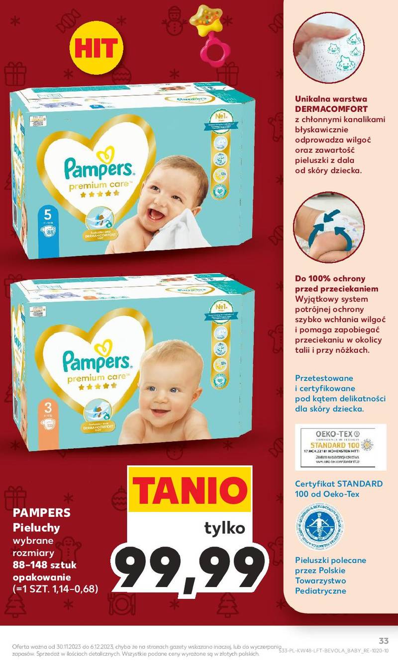 pieluchy pampers promocja kaufland