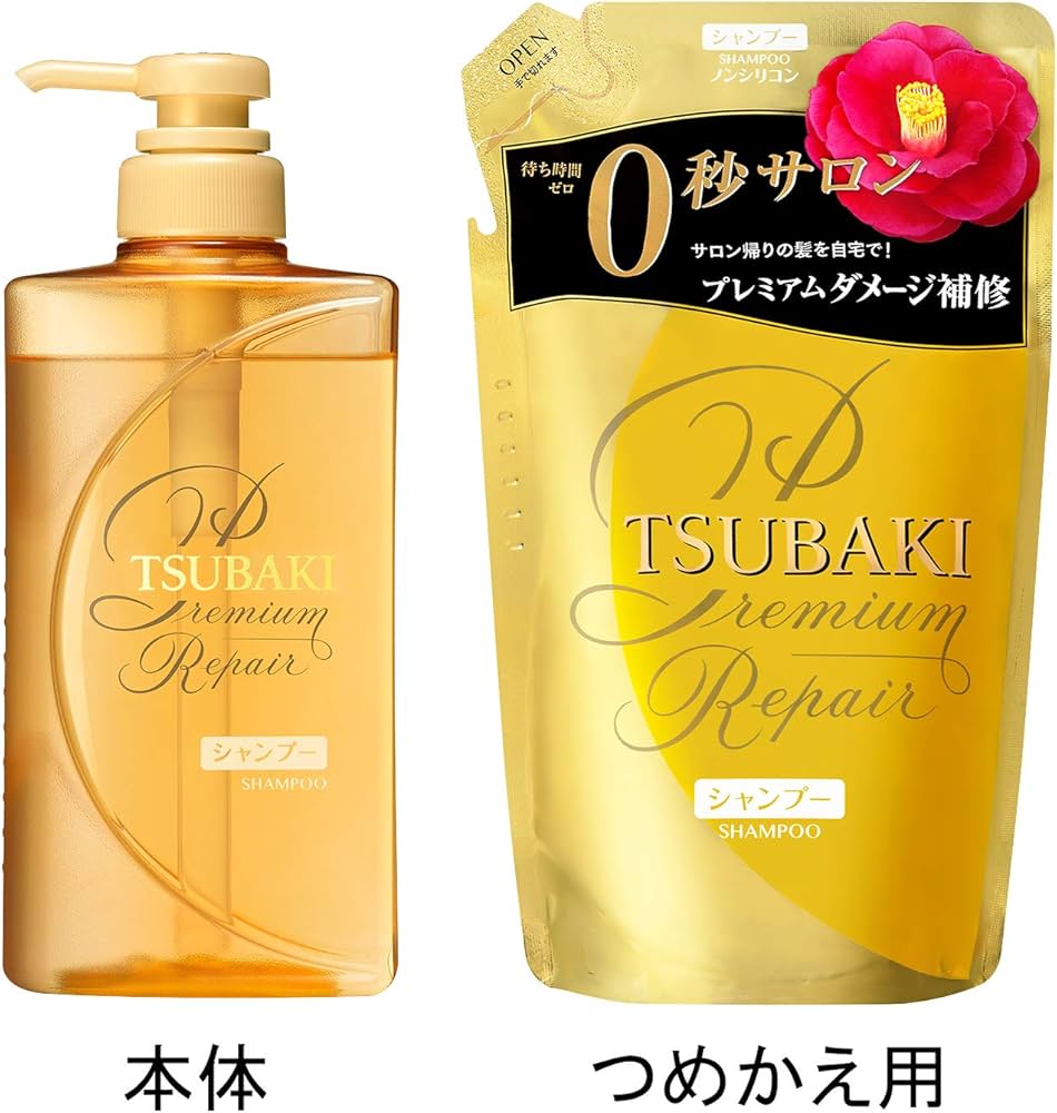 Shiseido Tsubaki Premium Repair szampon 490ml+Shiseido Tsubaki Premium Repair odżywka do włosów 490m