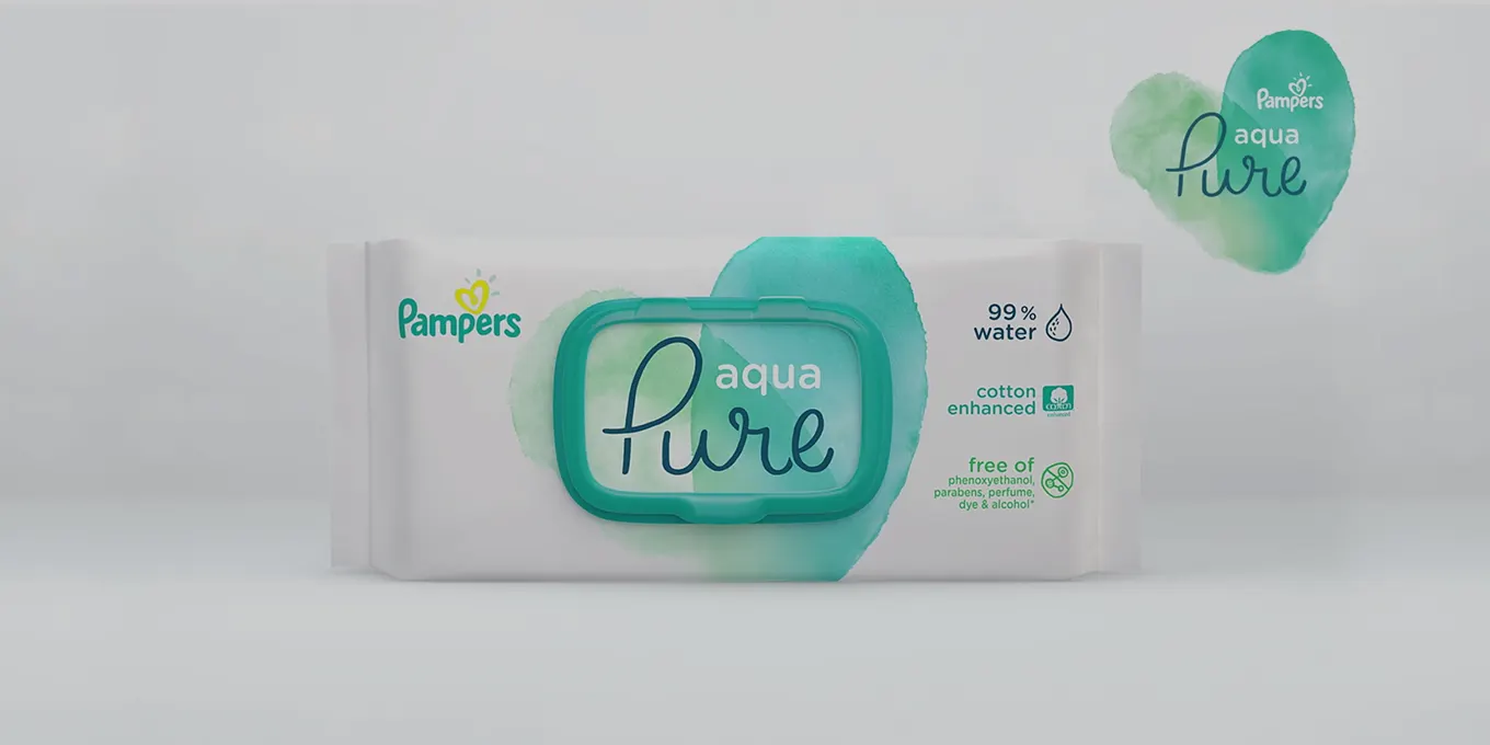 pampers aqua pure wipes