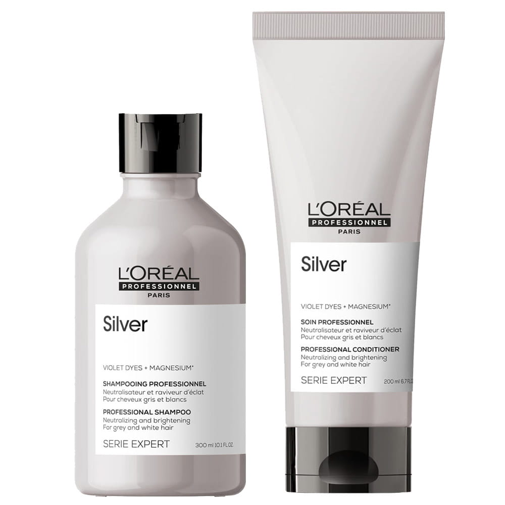 loreal silver szampon do włosów siwych lub mocno rozjaśnianych