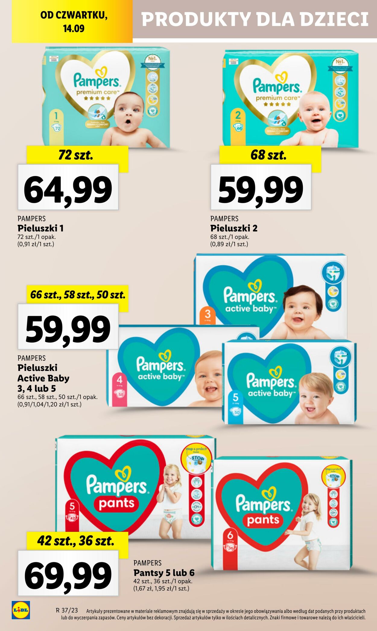 pampers premium care 3 gazetka