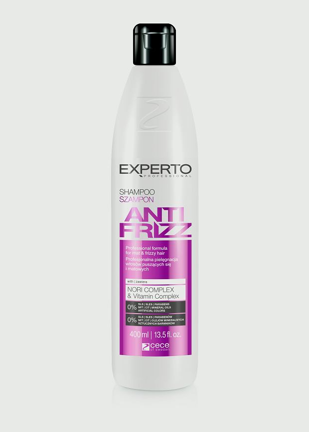 experto anti frizz szampon do włosów puszących się