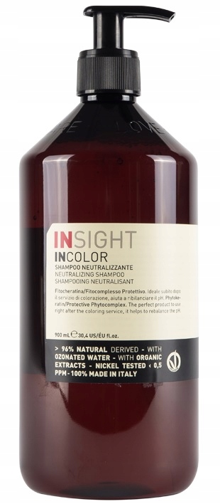 insight post chemistry szampon do pielęgnacji po zabiegach chemicznych 900ml