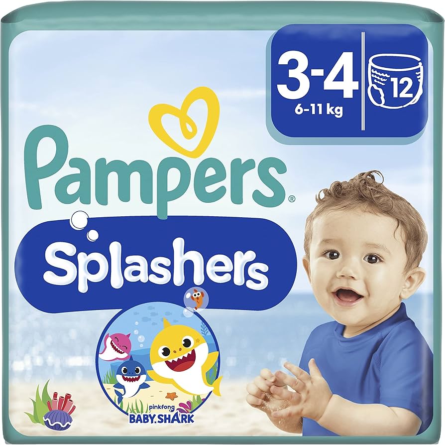 pieluchomajtki do pływania pampers splashers