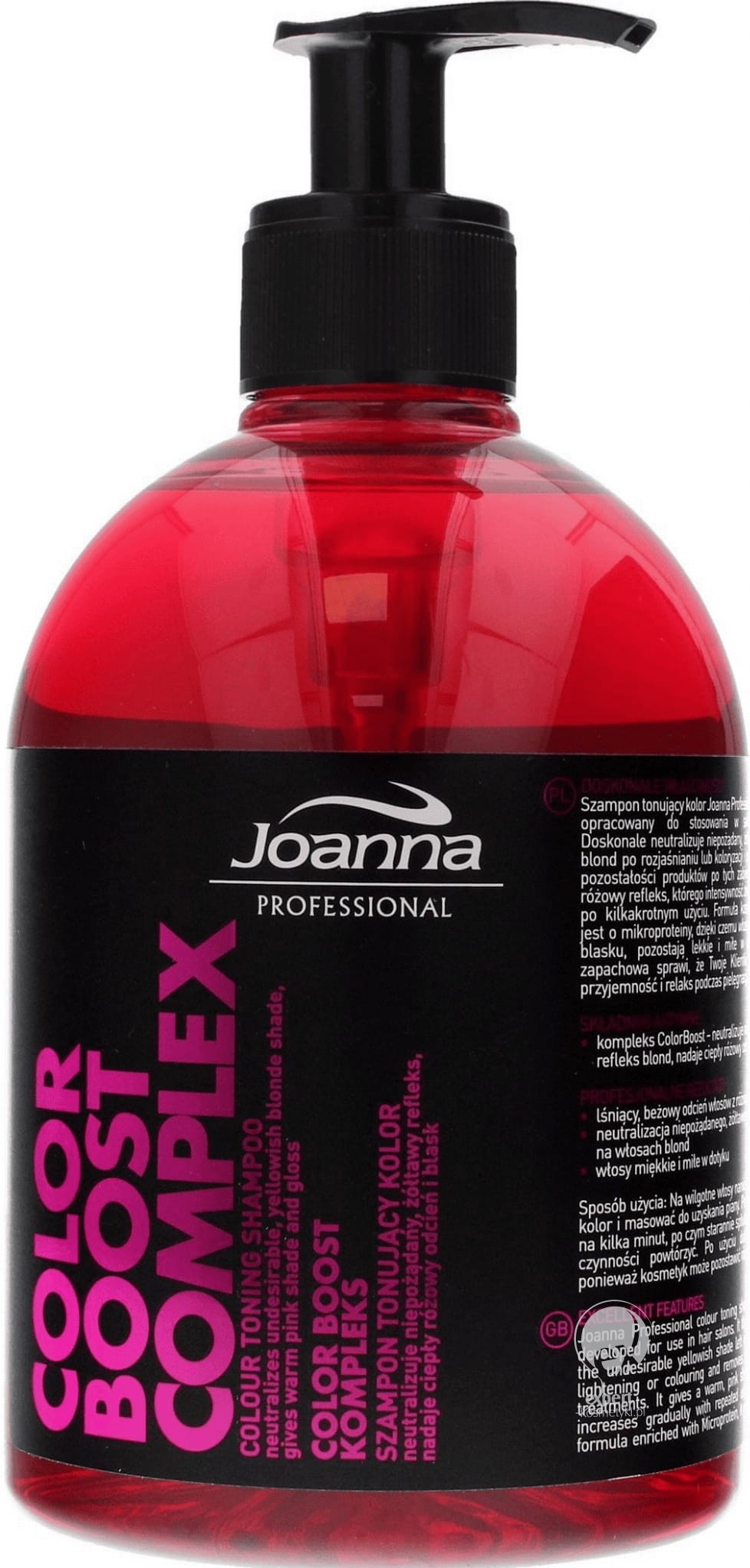 joanna professional color boost kompleks szampon tonujący kolor