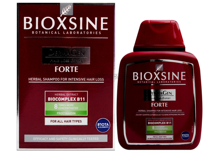 bioxsine szampon forte skład