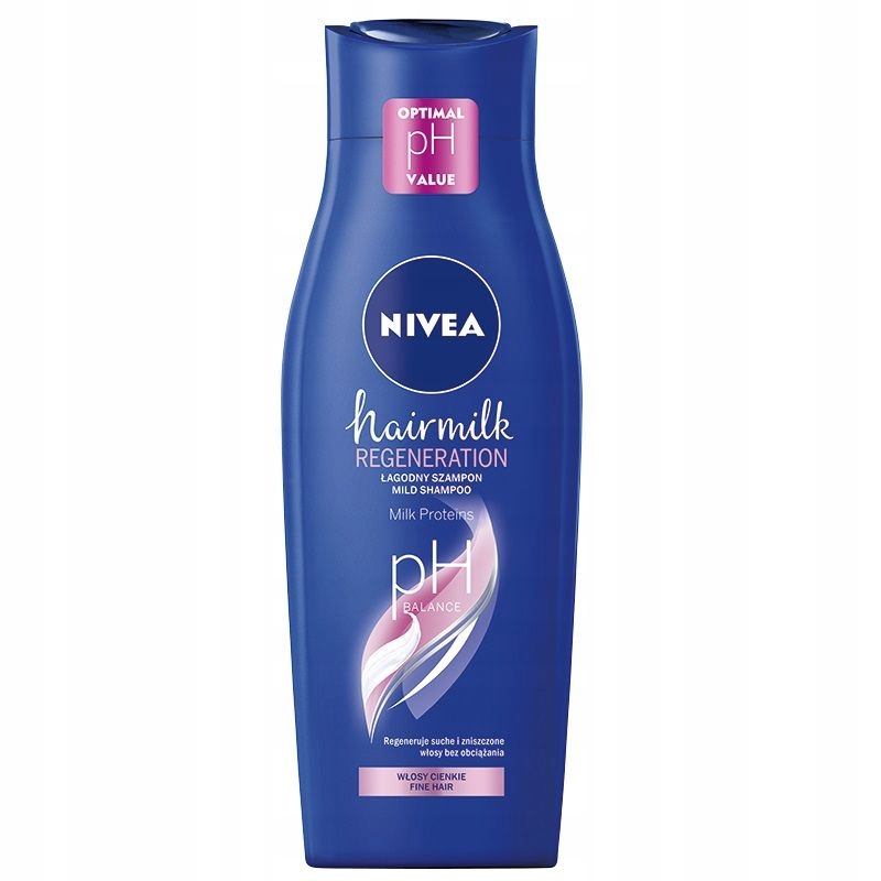 nivea hair milk szampon mleczny do włosów matowych ceneo różowy