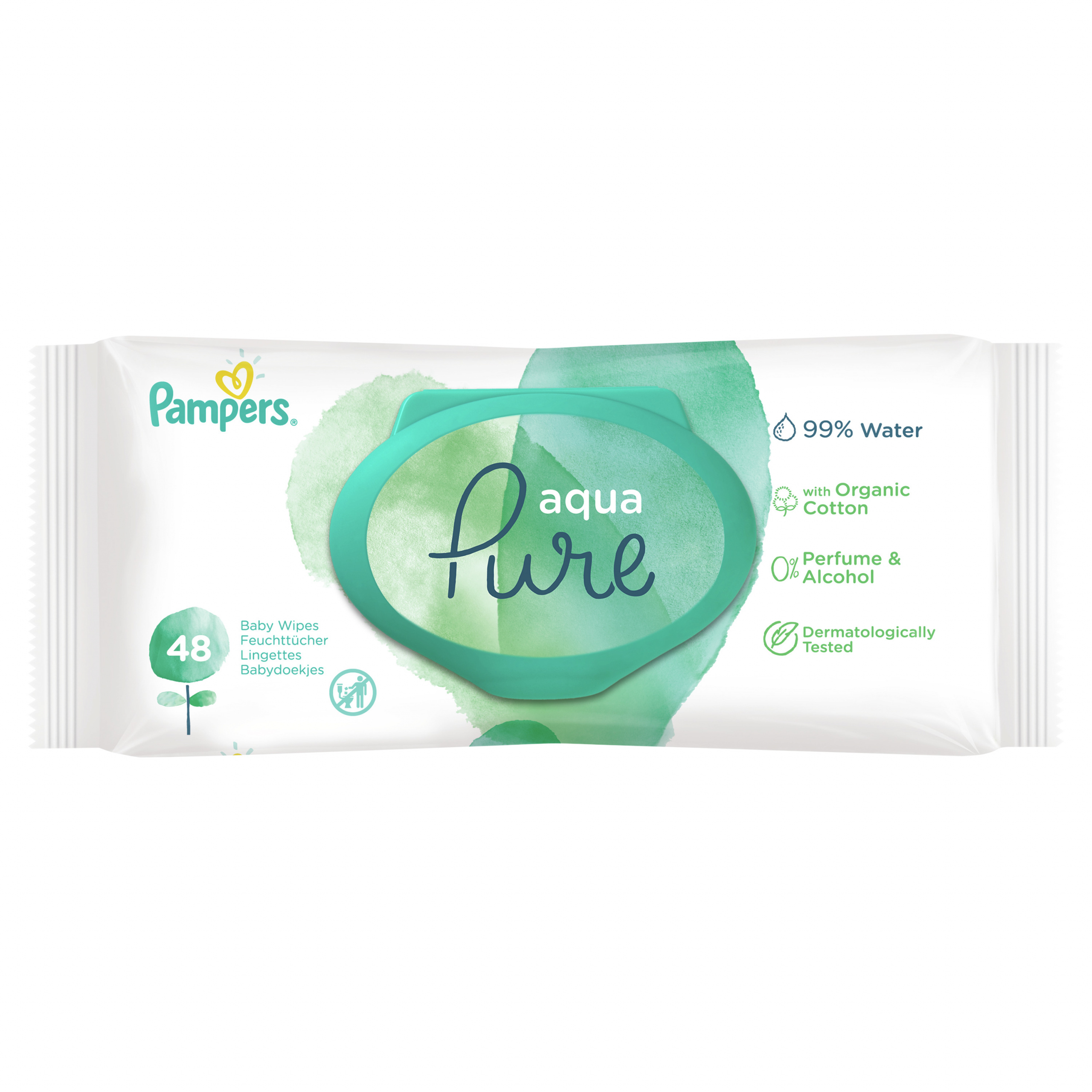 chusteczki pampers aqua pure cena