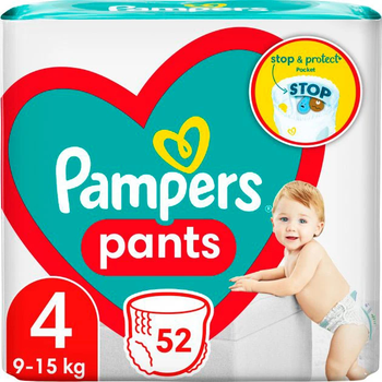 pampers pants 4 52szt