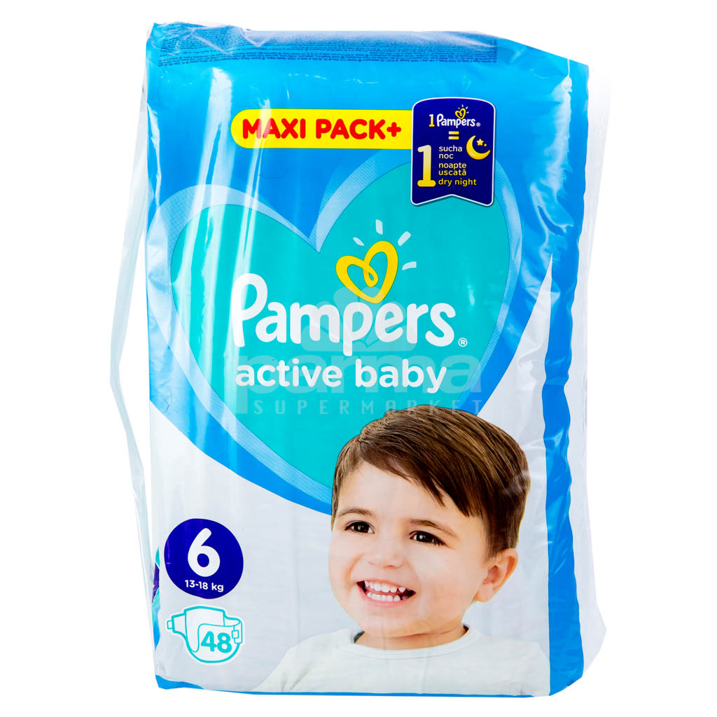 pampers active baby sucha noc