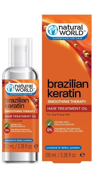 natural world brazilian keratin olejek do włosów z keratyną