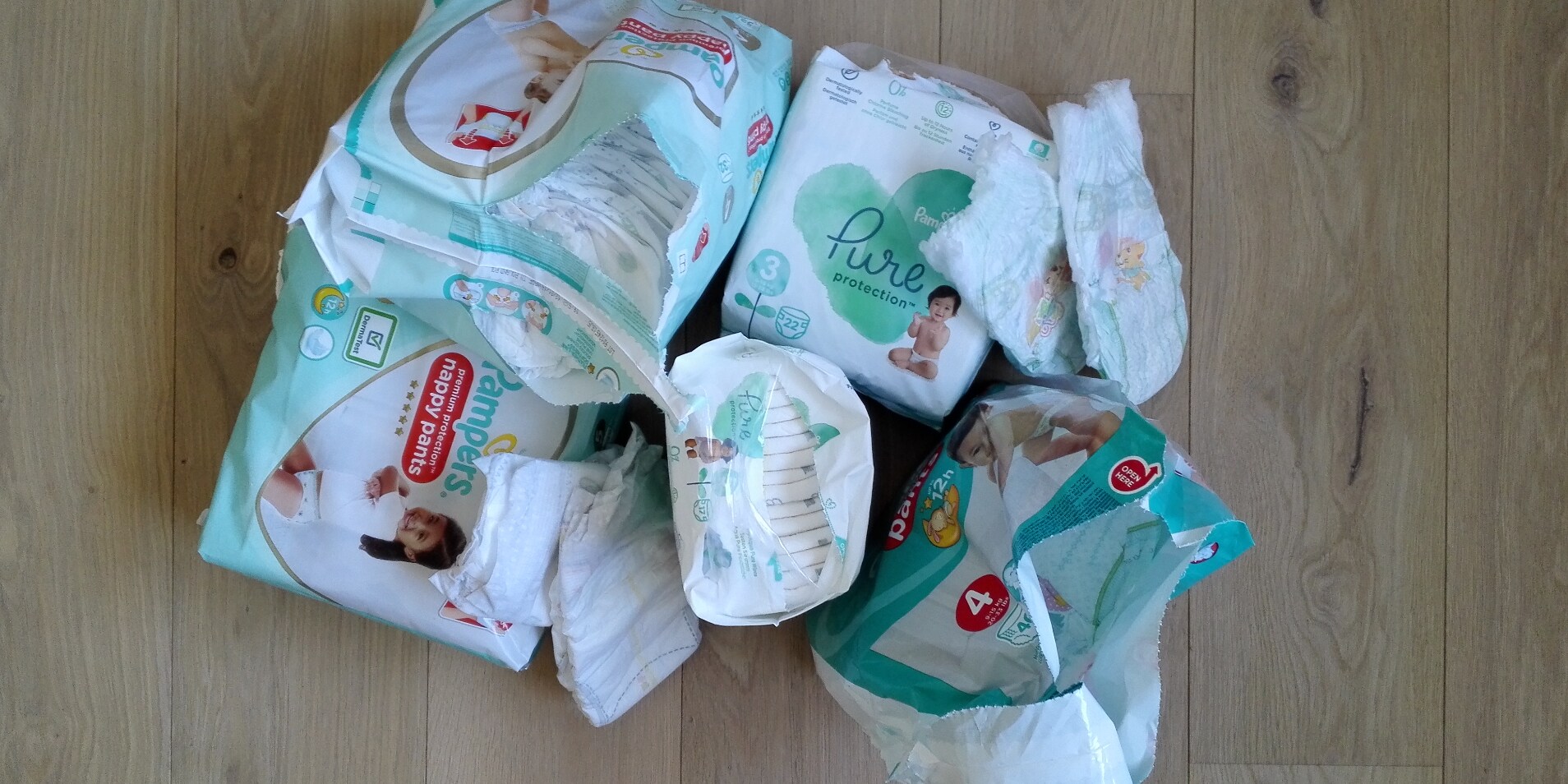 pampers pure vs premium protection