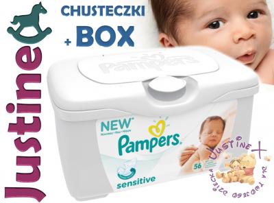 chusteczki nawilżane pampers w pudełku