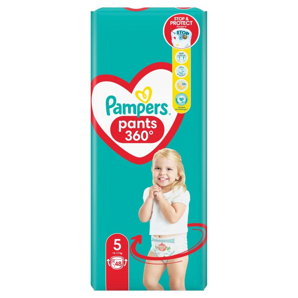 pampers pieluchy majtki 5