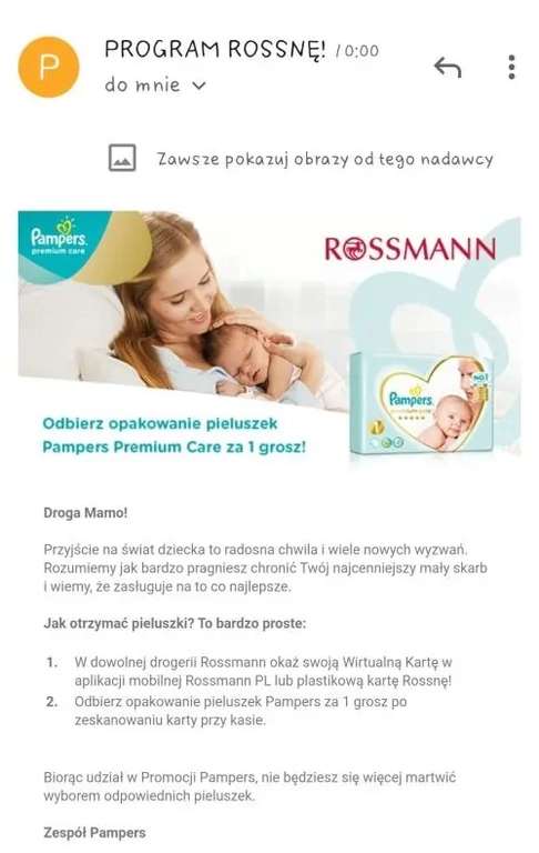 pampers rossne cena