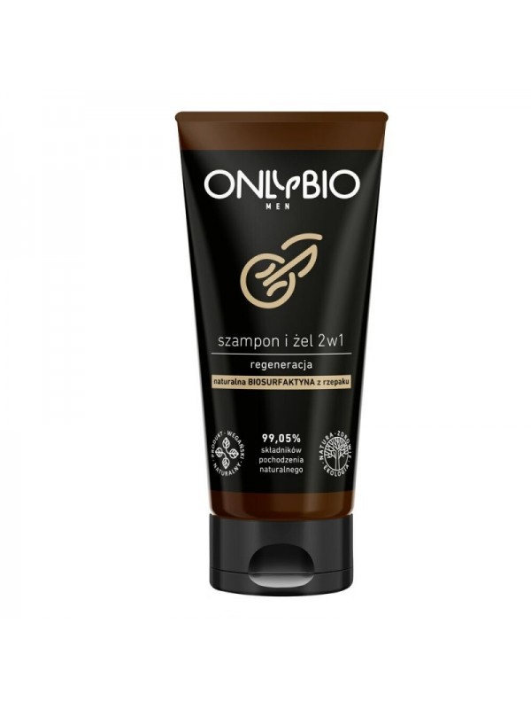 onlybio men szampon regeneracja 250 ml