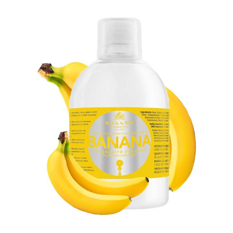 kallos banana szampon do włosów wzmacniający bananowy 1000ml sklad