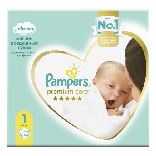 pampers premium care pieluchy rozmiar 1 newborn