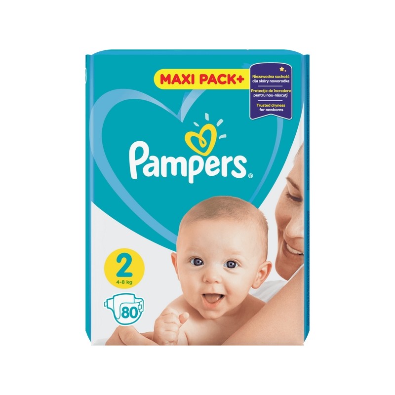 pampers new baby 2 80 sztuk cena