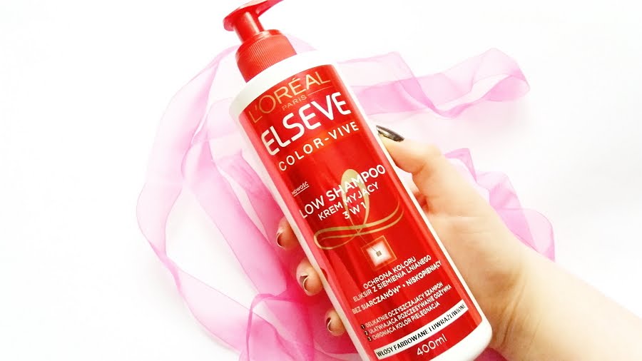 elseve loreal szampon 3w1 włosy farbowane