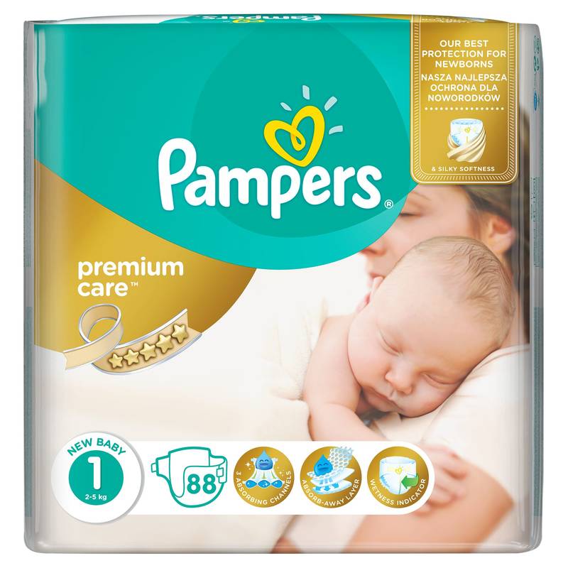 pampers newborn duże opakowanie