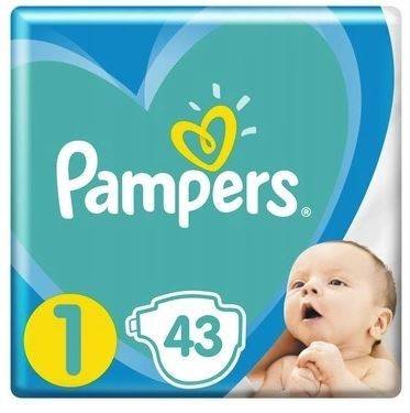 pampers new baby pieluchy 1 newborn 43 sztuki