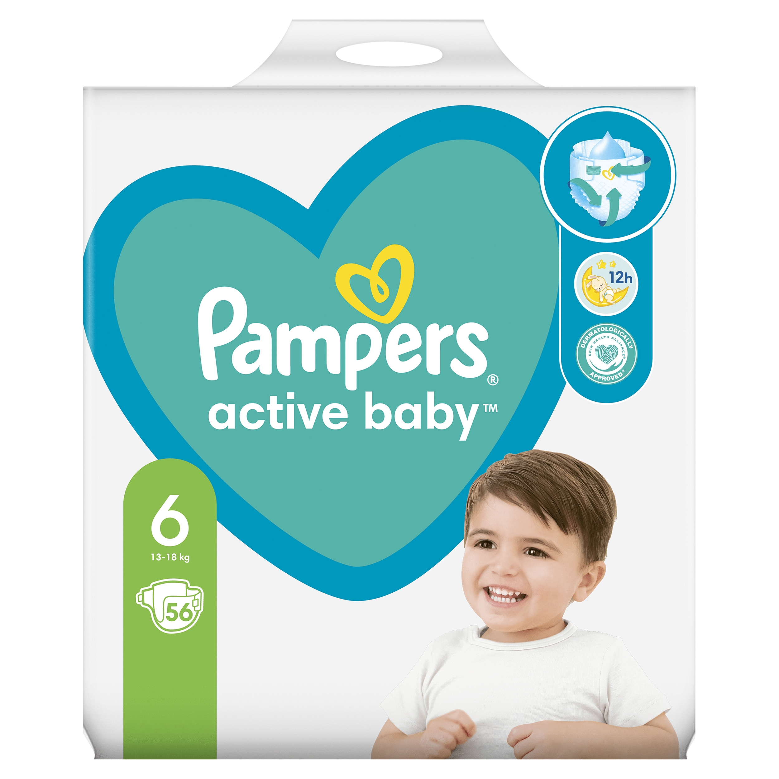 pampers pieluchy active baby 6 extra duże 66 szt