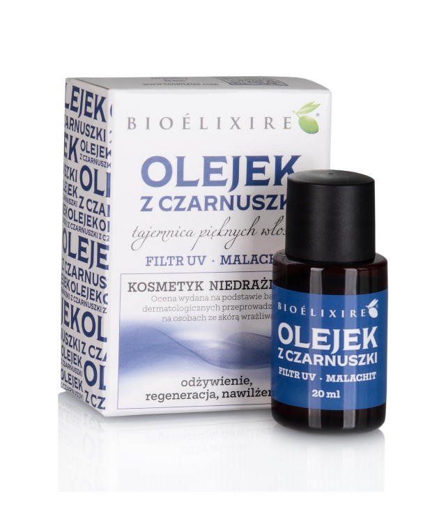 bioelixire olejek do włosów z czarnuszki 20ml