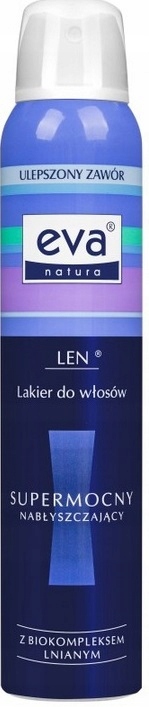 lakier do włosów z lnem