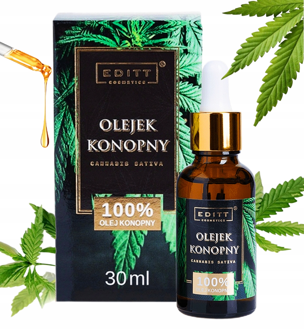 olejek do ciała włosów i twarzy konopia 100 ml