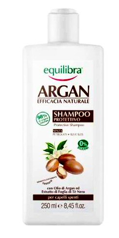 equilibra argan szampon ochronny do włosów 250ml