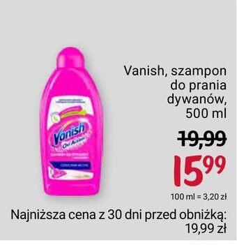 vanish szampon do dywanow rossmann