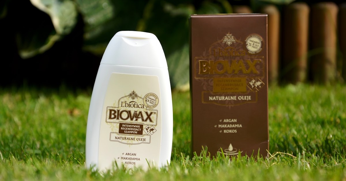 biovax szampon intensywnie regenerujący argan makadamia kokos biovax