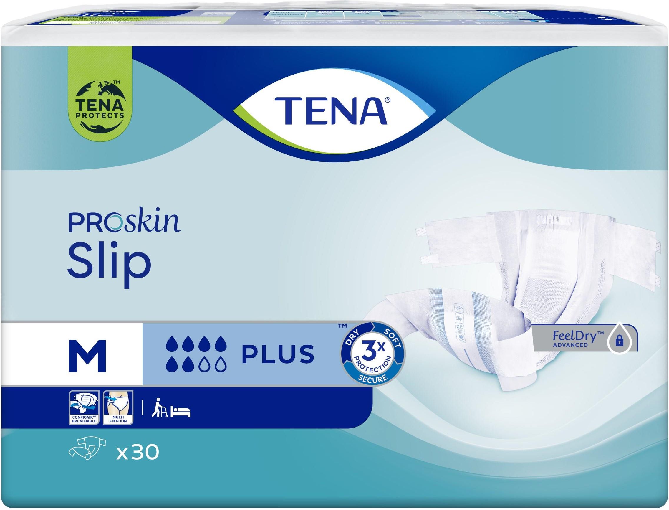 pieluchomajtki tena slip plus m 30 szt na recepta