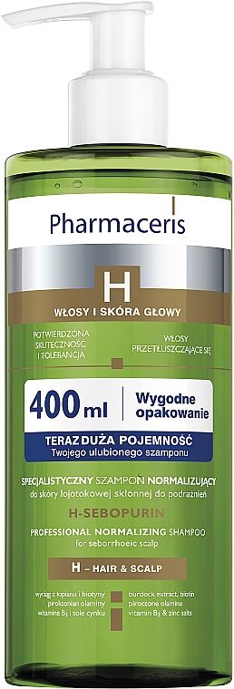 pharmaceris szampon do włosów przetłuszczających się skład