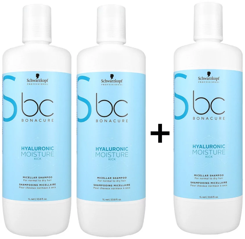 schwarzkopf bc hialuronic moisture kick szampon micelarny nawilżający