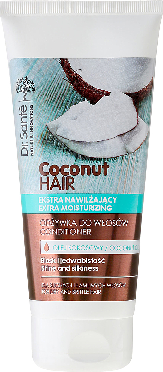 dr sante coconut hair ekstra nawilżająca odżywka do włosów