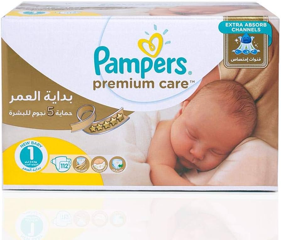 mega box pampers size 1