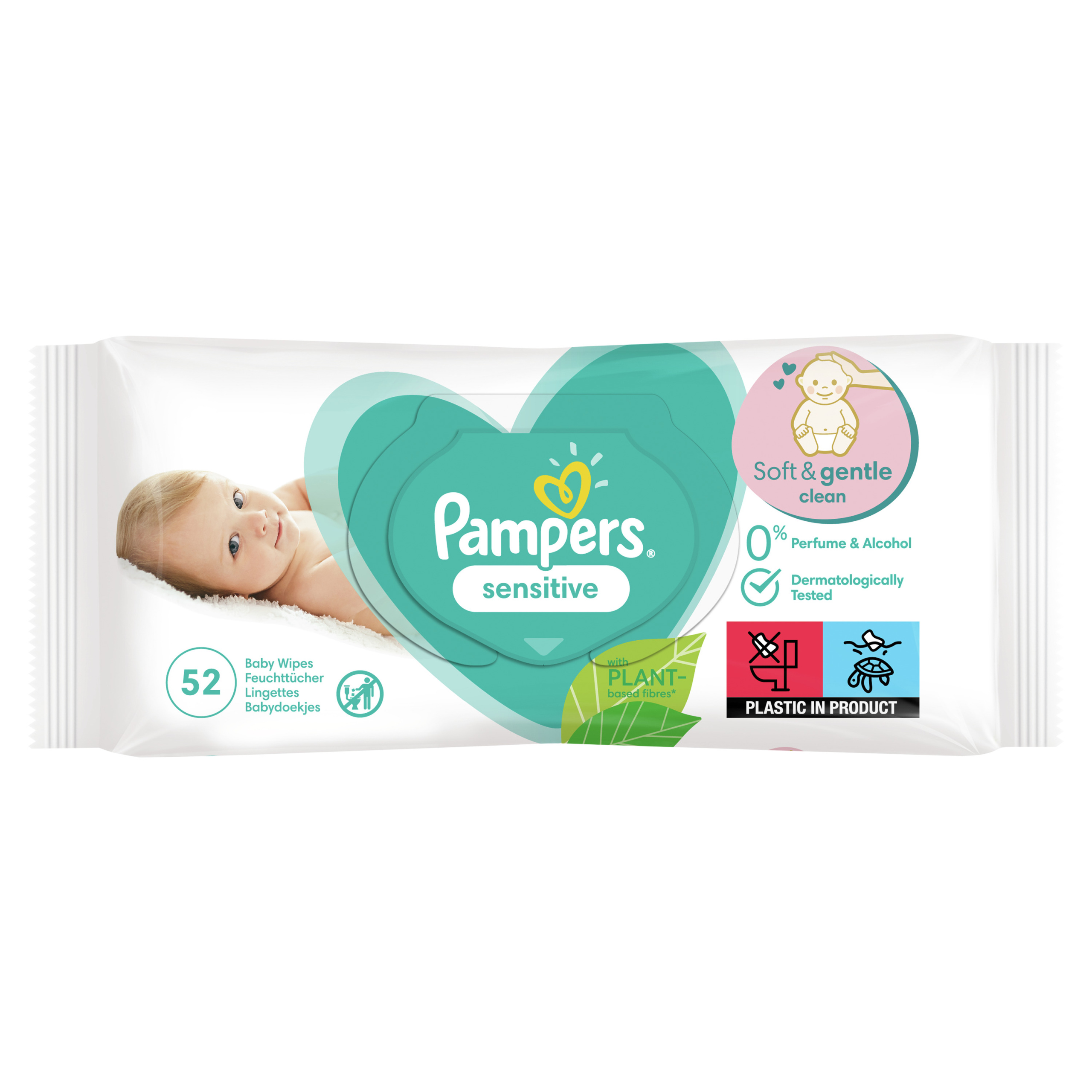 pampers sensitive chusteczki nawilżane op 56 szt