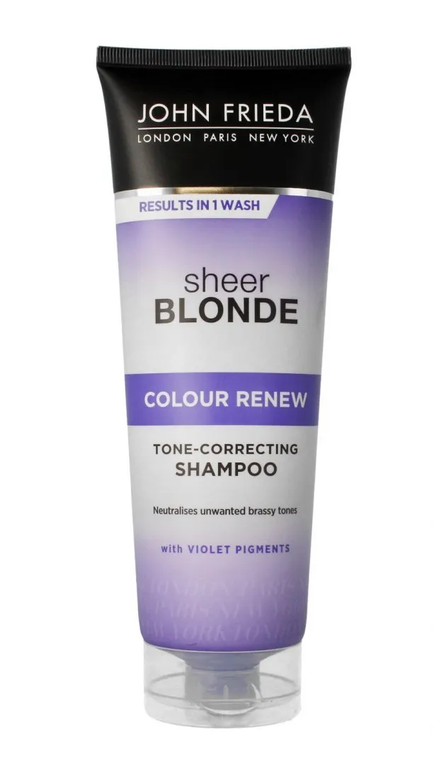 john frieda sheer blonde szampon przeciw żółknięciu włosów