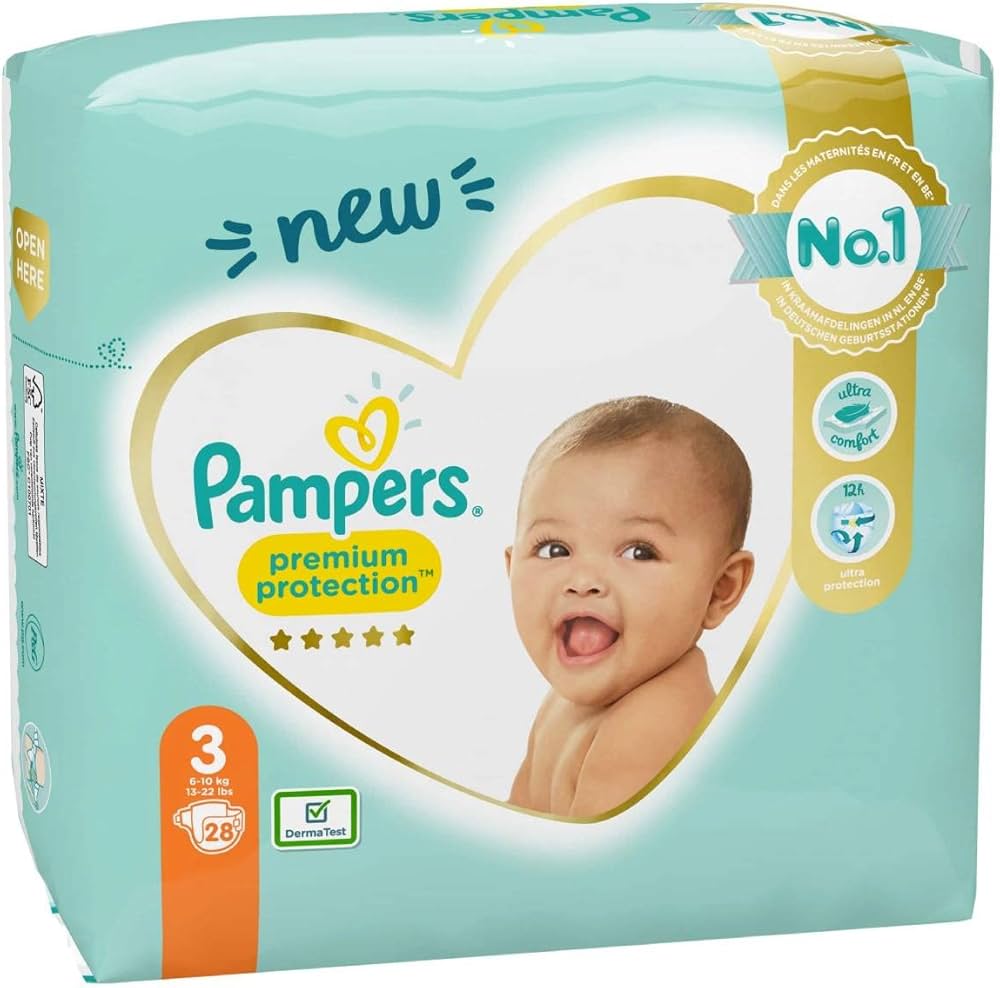 pampers natural clean 6x64