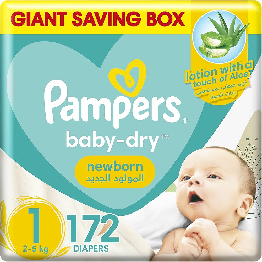 pampers new baby dry 1cena