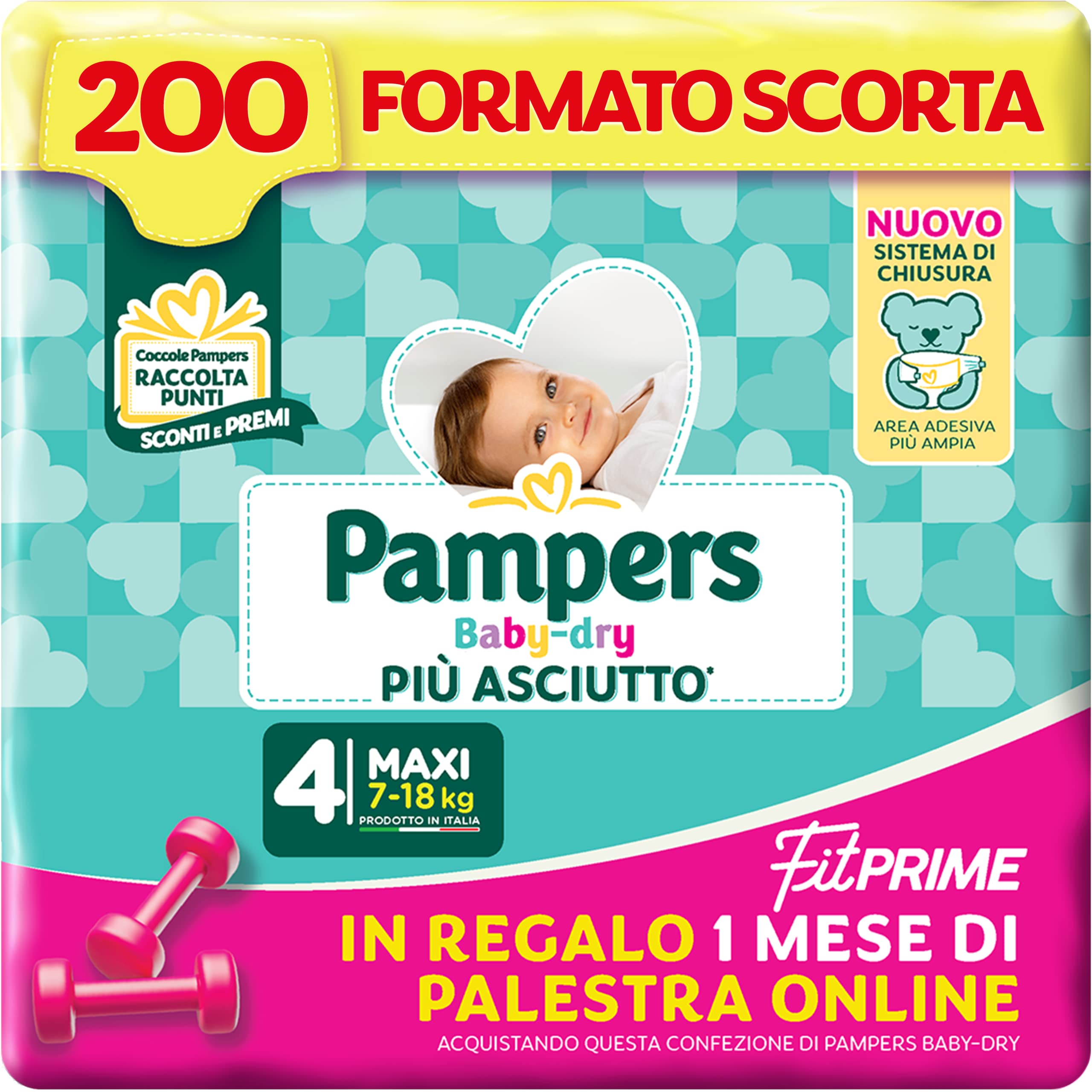 pampers 4 200 sztuk