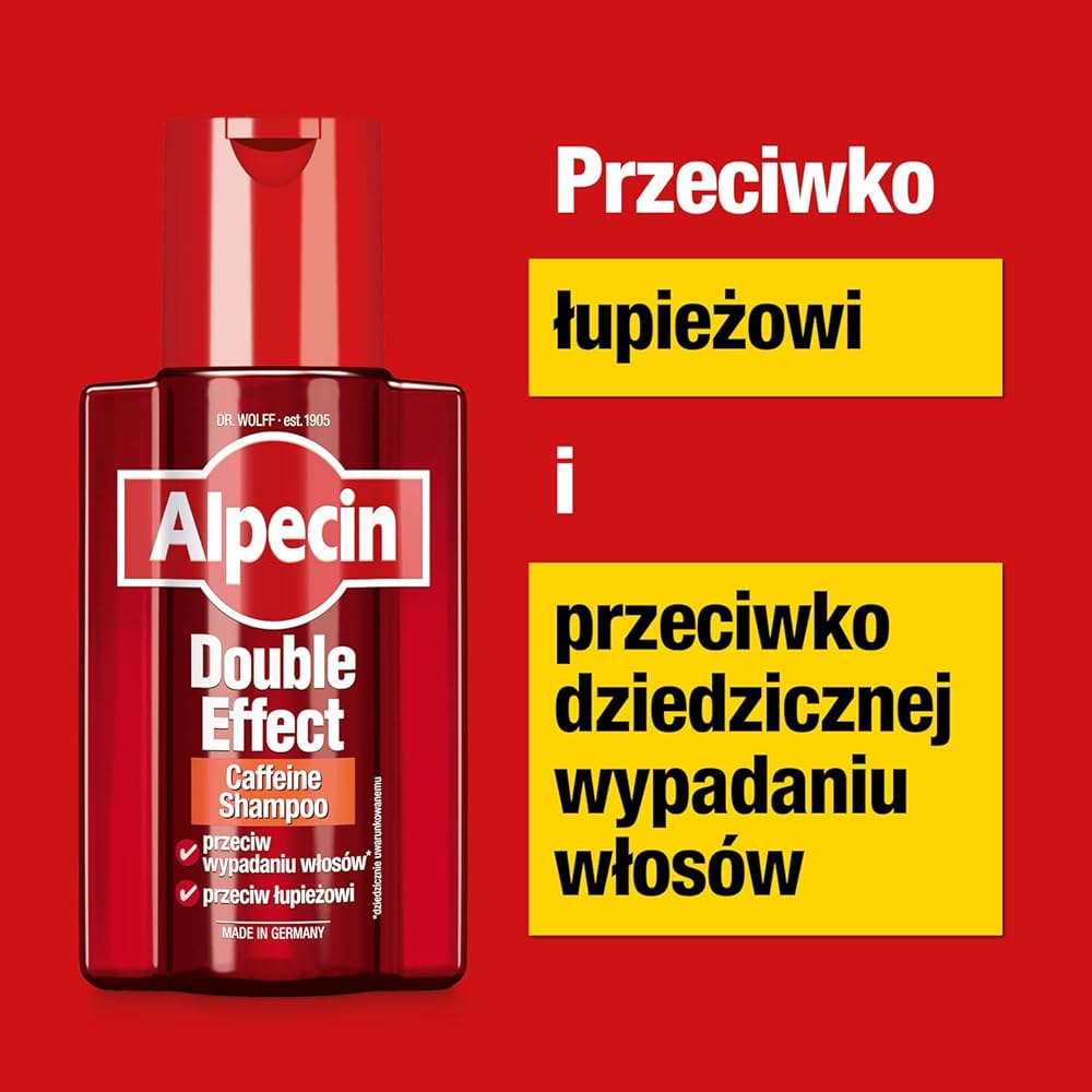 alpecin doppel effect szampon przeciw łupieżowi i wypadaniu włosów 200ml