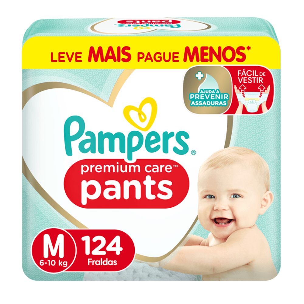 pampers 3 124 pack