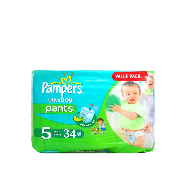 pampers active boy pants 5